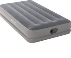 NEW SALE | Dura-Beam Standard Series Prestige Mid-Rise Air Mattress with Fastfill USB Powered Internal Air Pump, durable Fiber-Tech interior construction, Twin