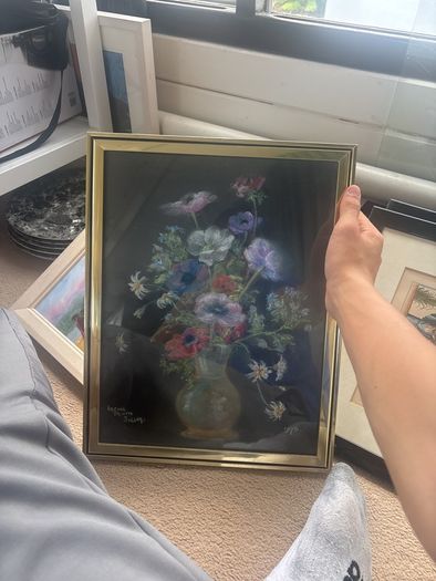 50 year old chalk art