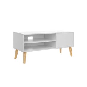 TV-Lowboard Scandinavian White