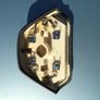 classic / vintage nissan micra k10 steering wheel centre trim Image 2