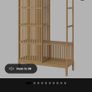 Two IKEA NORDKISA Bamboo Wardrobes Sliding Door  Great Condition Image 3