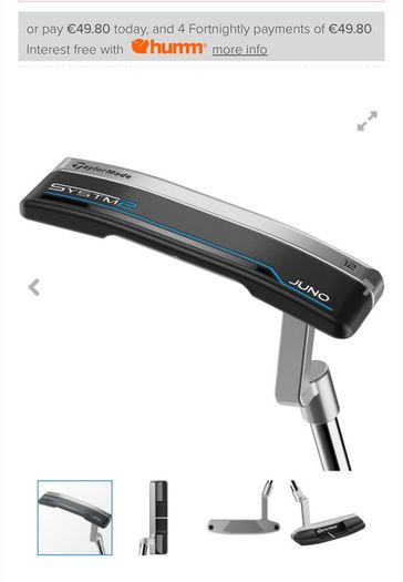 Taylormade system 2 Juno blade putter barely used