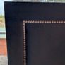 Luxury Teal Velvet King Size Headboard. Stud Detail. Excellent Condition Image 3