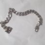 a solid silver  heavy  bracelet  stamped 925 Image 2