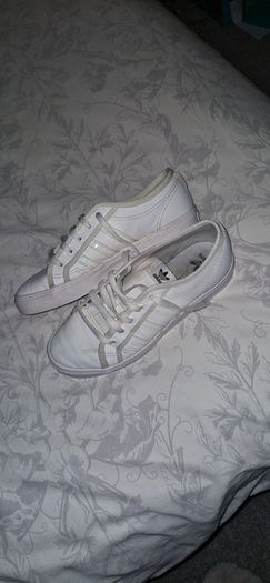 Adidas Originals Nizza Low leather trainers