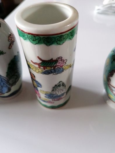 Set Of Four Antique Miniature Bottles