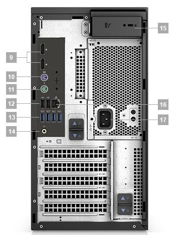 Dell Precision 3640, Intel I9-10900k @3.7ghz 10 Cores, 16gb Ram, 1tb Ssd M.2, 1tb Sata, Quadro K620 2gb