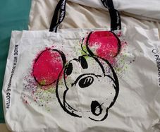 Pennys canvas large tote bag
