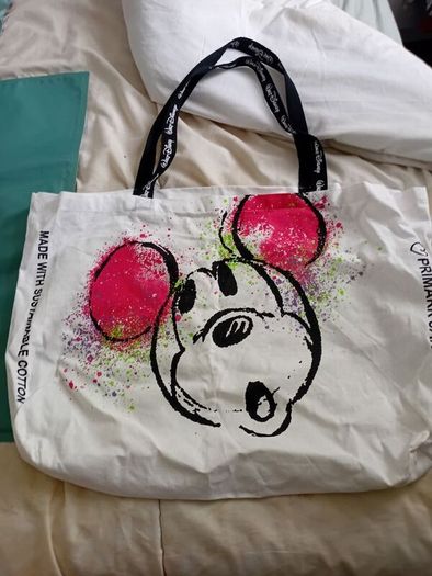 Pennys canvas large tote bag