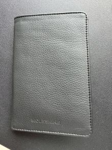 Moleskine leather passport wallet
