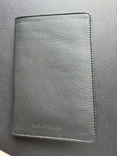 Moleskine leather passport wallet