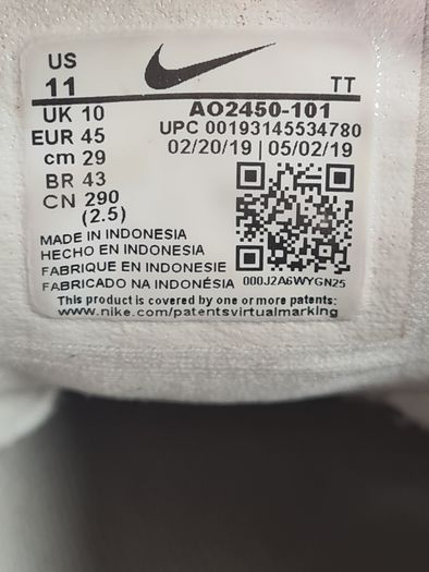 Mens Nike Air Max 95 Grape Snakeskin 2019 Size Uk 10 Eu 45