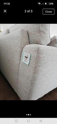 beige sofa