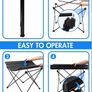 Folding Table, Camping Table with Aviation Aluminum Alloy Top, Small Folding Table with Carry Bag and Storage Rope, Lightweight Folding Table for Outdoor Picnic, Hiking, Fishing 35 40 32cm (FREE POSTAGE) Image 6