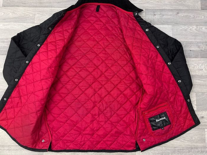 Barbour Liddesdale Black Quilted Jacket Mens M/L