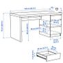 ikea malm desk Image 3