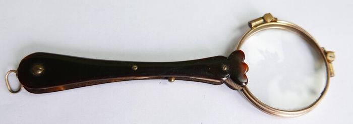 Victorian Rolled Gold Lorgnette: Flip Up Spectacles, Theatre Glasses