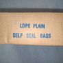 LDPE clear plastic self seal bags Image 3