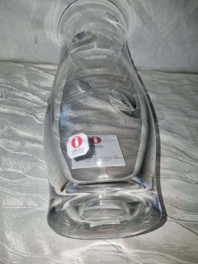 Scandinavian Art Glass Vase Iittala Finland