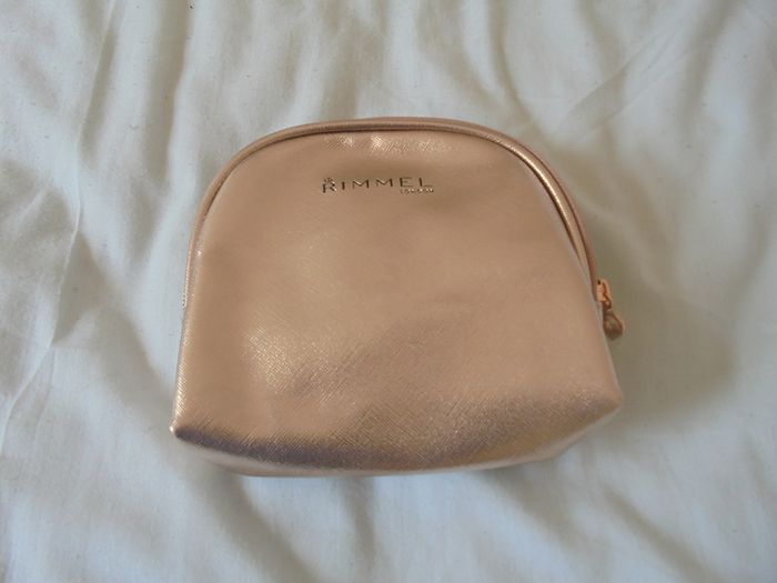 Rimmel Gold Cosmetic Case for Sale