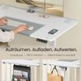 Electric Height Adjustable Standing Desk with Storage Pocket Image 3