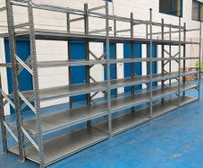 Galvanised Longspan Shelving / Racking Like New Shelves