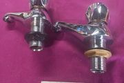 Old Bath taps gold colour