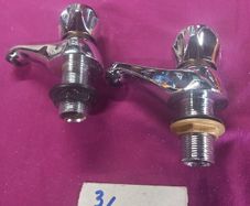 Old Bath taps gold colour