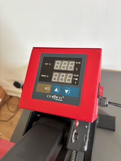 Semi Industrial Heat Press  38x38cm 1600W Excellent Condition