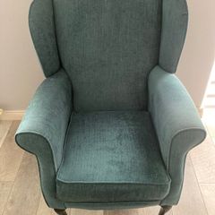 Queen Ann chair and footstool