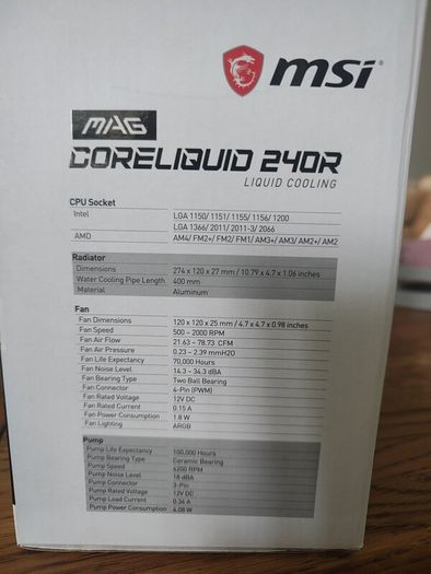 AMD Ryzen 3600xt + 32 GB RAM DDR4 + MSI Carbon WIFI Matherboard