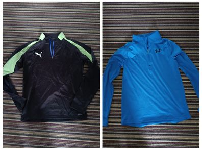 boys 1/4 zip tops