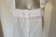 White cotton Dunnes Stores top size XXL UK18 EU46  Postage included