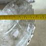 Vintage Silverplate Serving Tray Food Basket Dish, Divided Glassto 4 Section Insert Image 5
