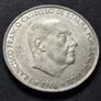 1966 Spain Unc 100 Pesetas - Francisco Franco Silver coin Image 2