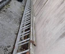 long ladder just needs new ends
