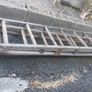 beautiful set of antique fire engine ladders circa1940s Image 5