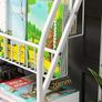 5 Tier Children's Book Organizer, Kids Book and Toys Storage Image 5