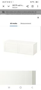 ikea besta wall mounted cabinet