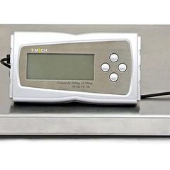 200kg Digital Postal Weighing Scales Letter & Parcel, Stainless Steel, 41cm x 36cm Weighs up to 200kg/ 440lb