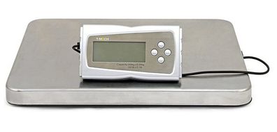 200kg Digital Postal Weighing Scales Letter & Parcel, Stainless Steel, 41cm x 36cm Weighs up to 200kg/ 440lb