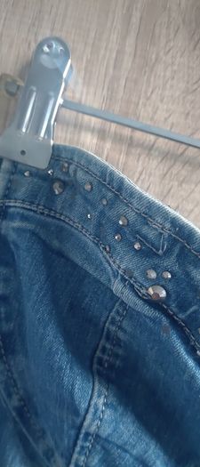 Denim dress size fits Xs s