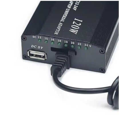 Adjustable 120W 220v 110v To 12V 15V 16V 18V 19V 20V 22V 24V Car Charger Universal AC DC Power Adapter Supply Usb Notebook