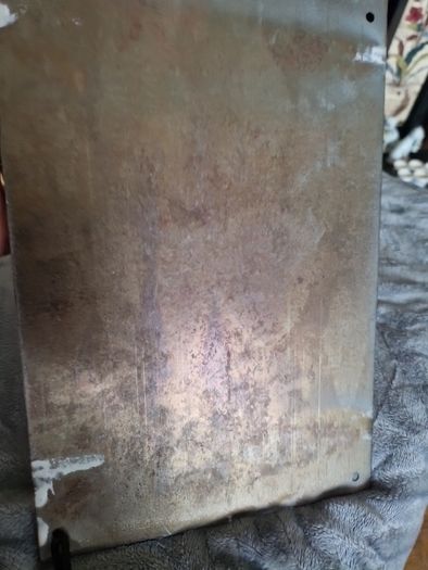 Metal sign