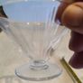 Old Ice Cream Glass Bowl / Dish. Image 3