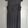 Black Vila dress with pleat detail Image 2