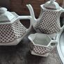 A Vintage Adams.tea Pot. Coffee Pot And Milk Jug Image 3