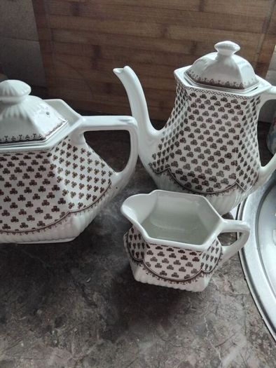 A Vintage Adams.tea Pot. Coffee Pot And Milk Jug