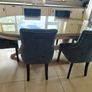 Kitchen table and six chairs Image 3