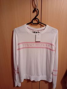 Tommy Hilfiger Cotton Knit Jumper - Size S UK 8 to 10 - BNWT RRP 130
